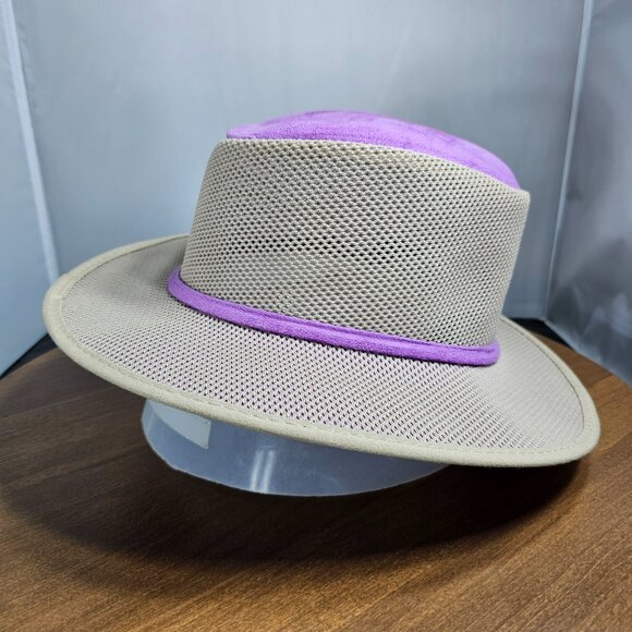 Breeze Suede Sun Hat | American Hat Makers | Lavender | NWT | X-LARGE RARE COLOR - Picture 5 of 11
